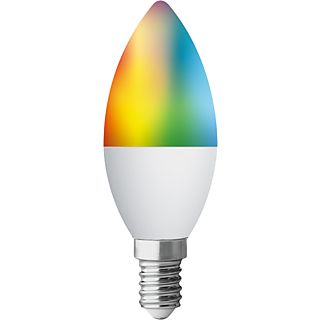 Bombilla inteligente - Muvit MIOBULB006, Wi-Fi, 5W, iOs y Android, Blanco