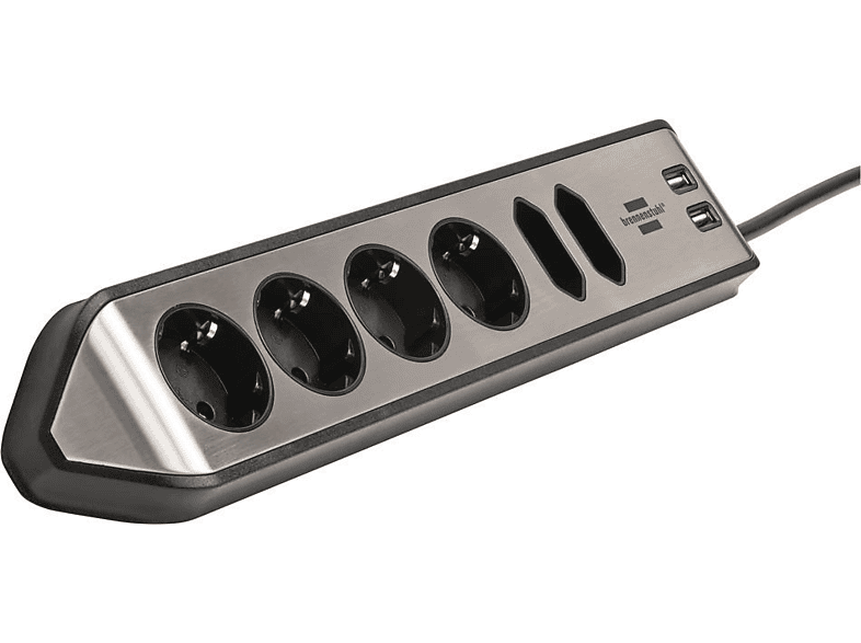 Thumbnail - BRENNENSTUHL 1153590610 ESTILO 6-FACH Ecksteckdosenleiste, 2 m