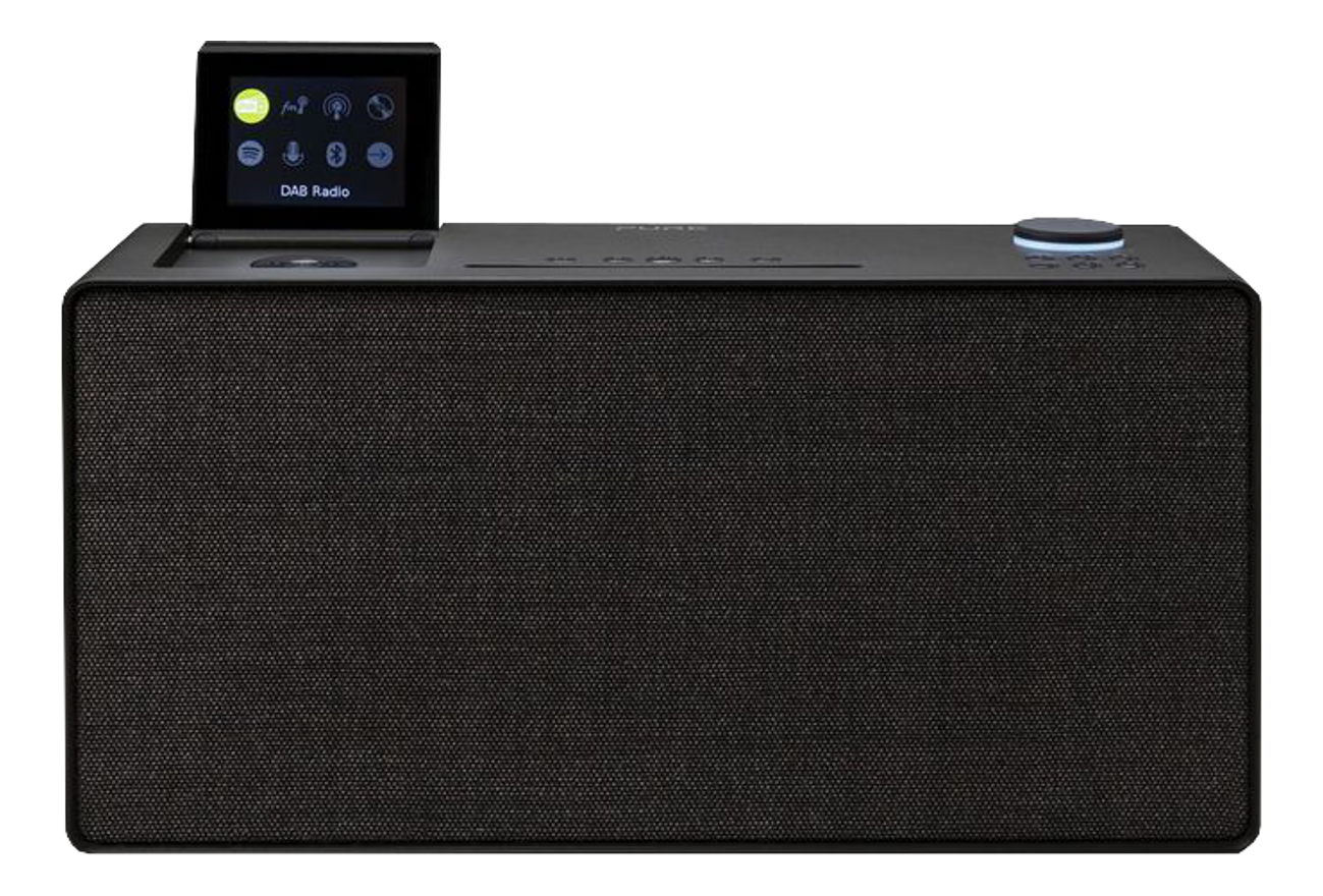 PURE DIGITAL Evoke Home - Universales Musiksystem (Coffee Black)