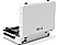 INDI GAMING Poga Pro - PS4 Slim Inlay - Tragbares Gaming-Gehäuse (Weiss)