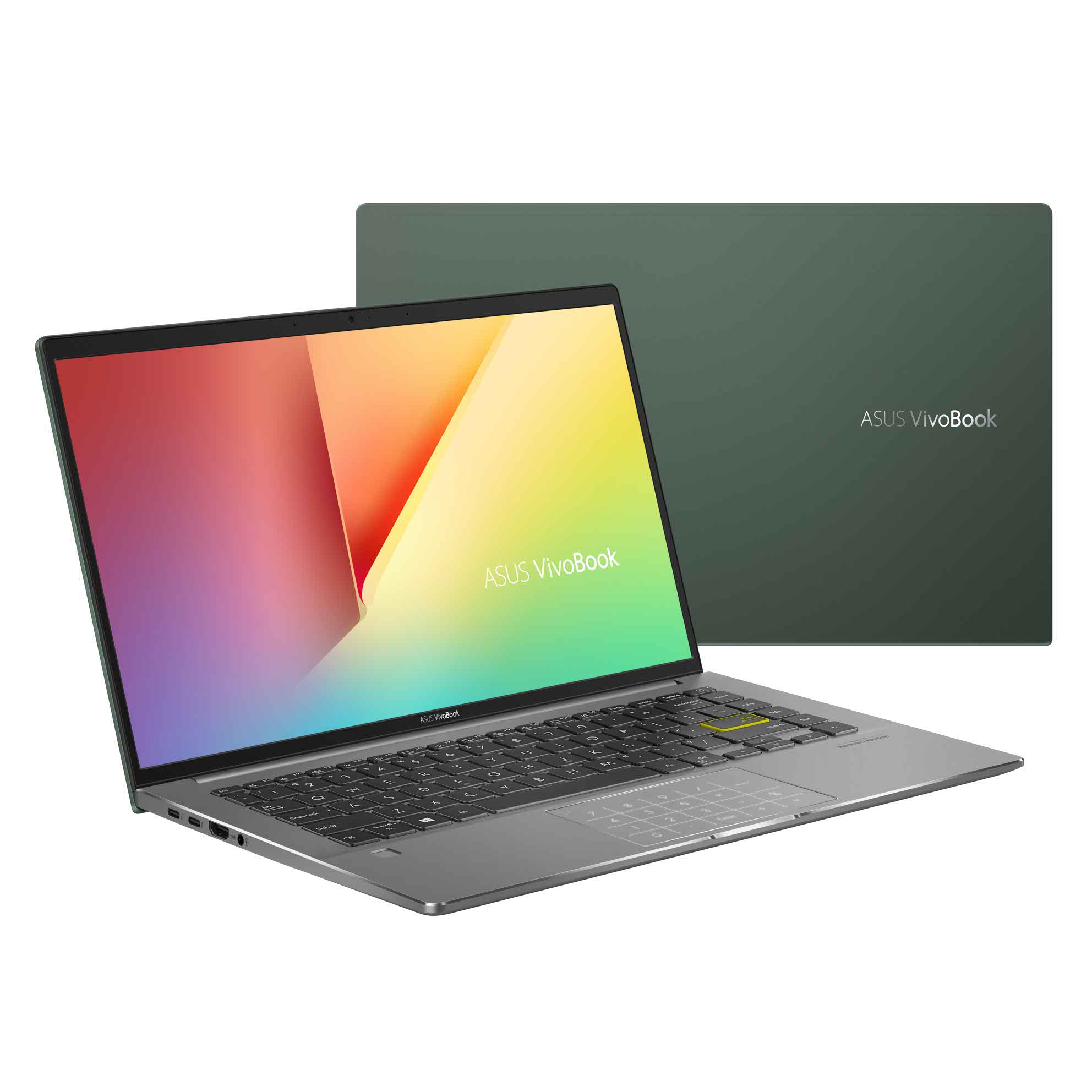 ASUS S435EA-KC031T/ Intel Evo Core i5-1135G7/ 8GB Ram/ 256GB SSD/ 14" Full-HD/ Windows 10 Home Laptop Koyu Yeşil