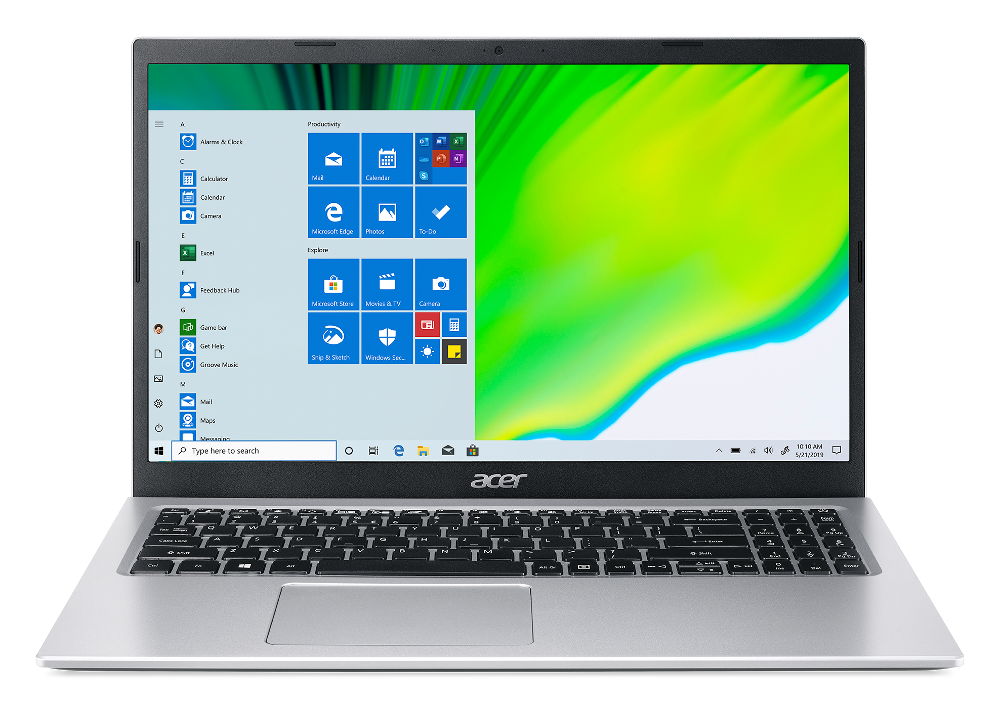ACER Aspire 3 A315-35-C06G - 15.6 inch - Intel Celeron - 4 GB - 128 GB