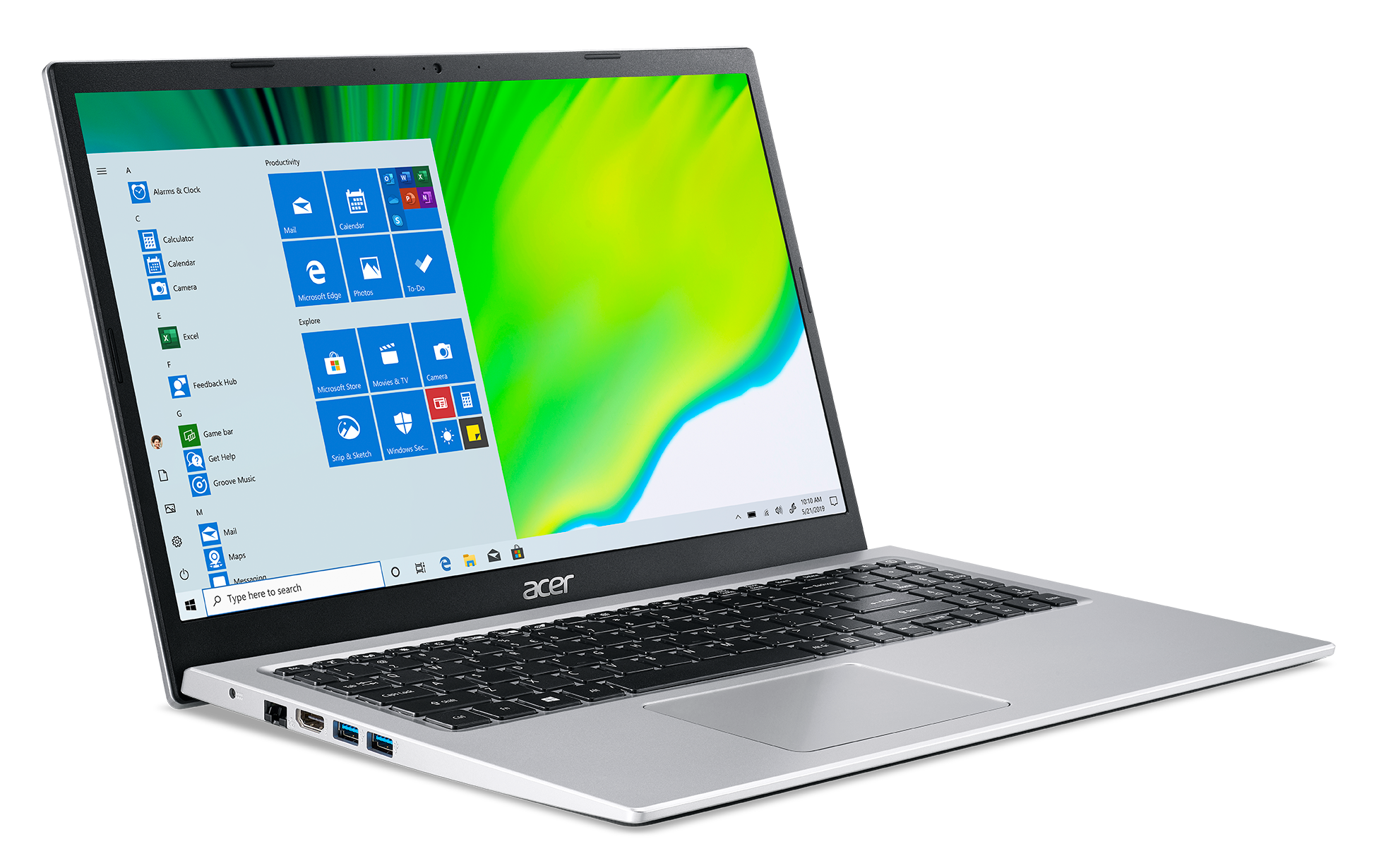 ACER Aspire 3 A315-35-C06G - 15.6 inch - Intel Celeron - 4 GB - 128 GB