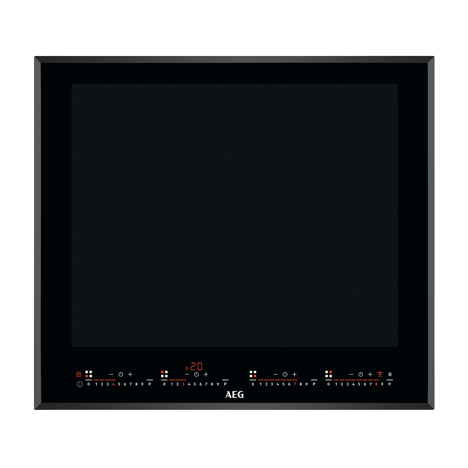Piano Cottura A Induzione AEG Ike64683Fb, 4 zone cottura, 59 cm x 52
