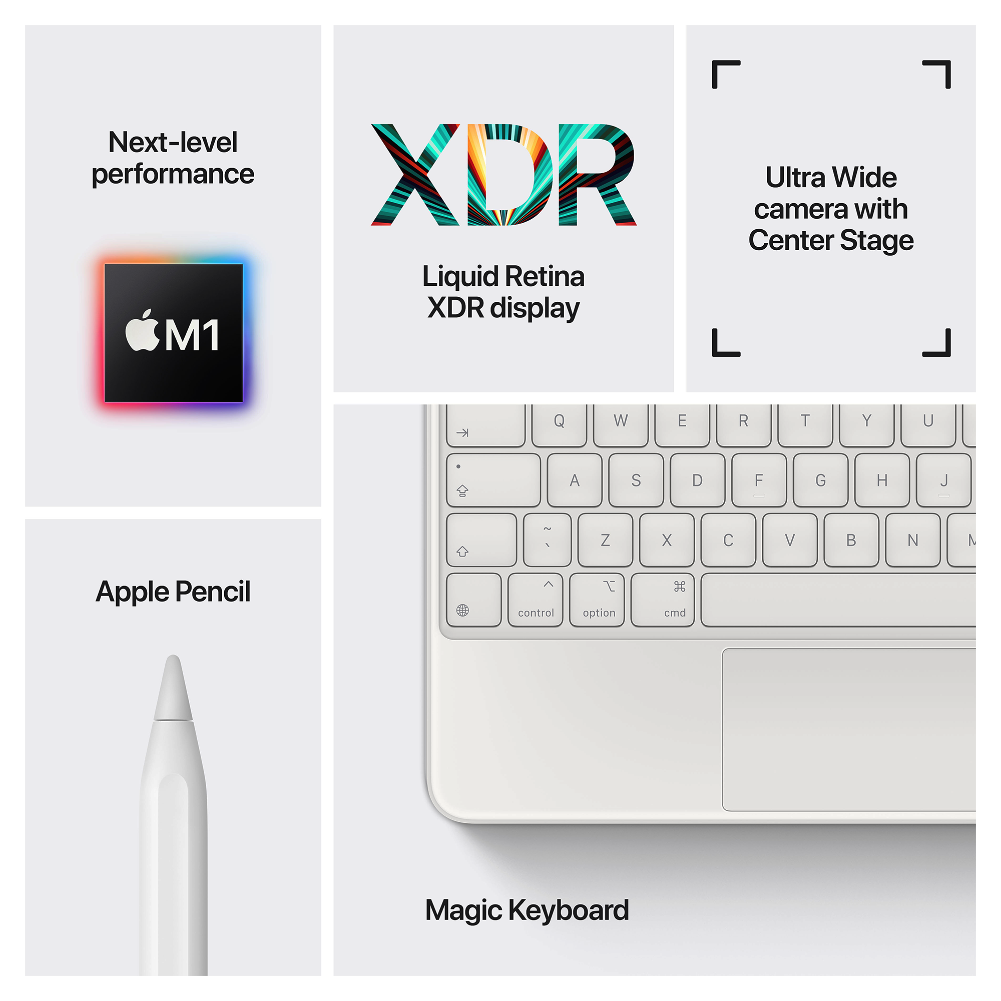 APPLE iPad Pro 12.9" (2021) WiFi 2 TB - Zilver
