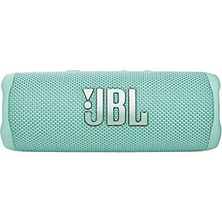Altavoz inalámbrico - JBL Flip 6, Resistente al agua, RMS 10 W , Bluetooth, Hasta 12 h, Turquesa