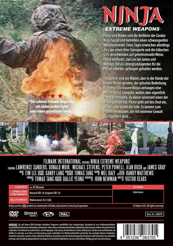 Ninja Extreme Weapons DVD