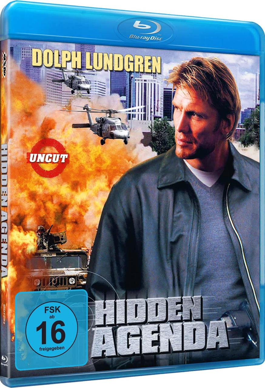 Filmcover: Dolph Lundgren, Hubschrauber und eine Stadtkulisse.