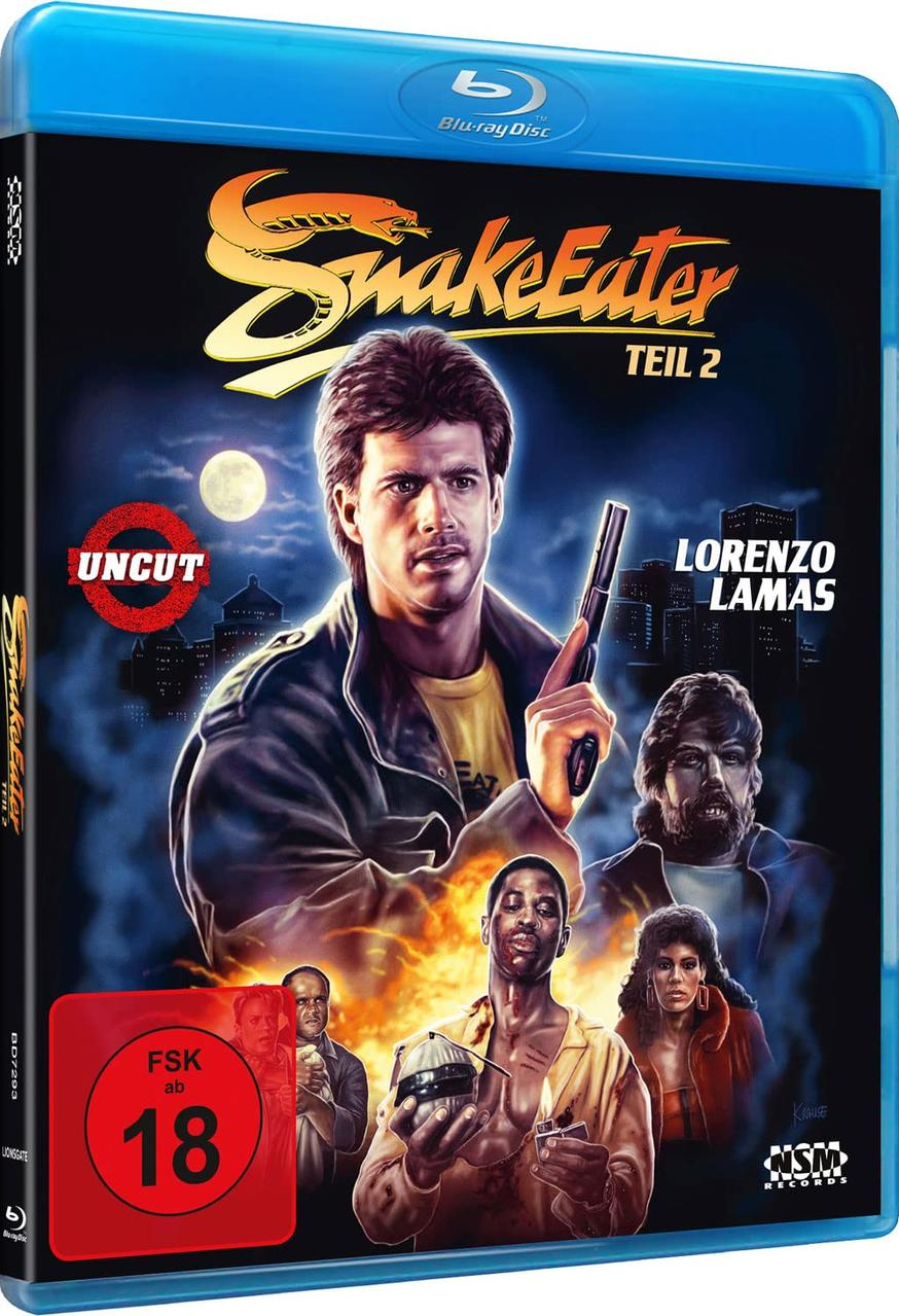Blu-ray-Disc-Hülle mit Filmcover-Art, das einen Mann mit einer Waffe zeigt.