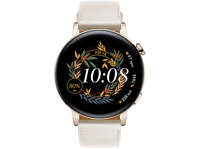 HUAWEI Watch GT3 Elegant 42mm Akıllı Saat Beyaz_0