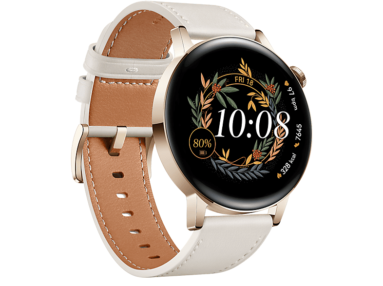 HUAWEI Watch GT3 Elegant 42mm Akıllı Saat Beyaz_1