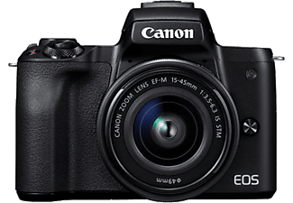 CANON EOS M50 BK M15-45 IS STM Aynasız Fotoğraf Makinesi Siyah