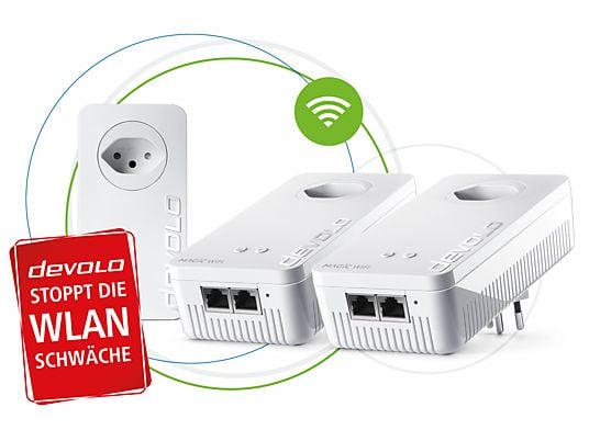 DEVOLO Magic 2 WiFi next Multiroom Kit - Powerline Adapter (Weiss)