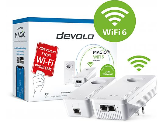 DEVOLO Magic 2 - WiFi 6 Starter Kit (Blanc)