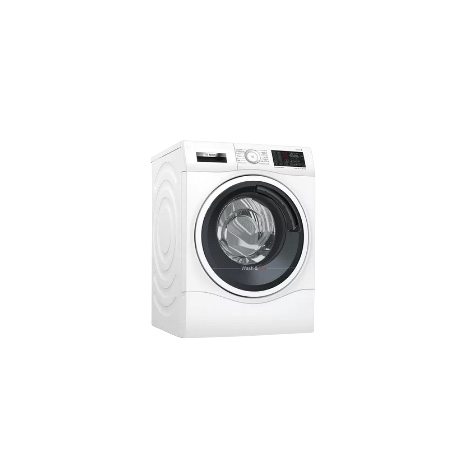 Lavadora secadora - Bosch WDU8H541ES, 10 kg lavado, 6 kg secado, 1400 rpm, Blanco