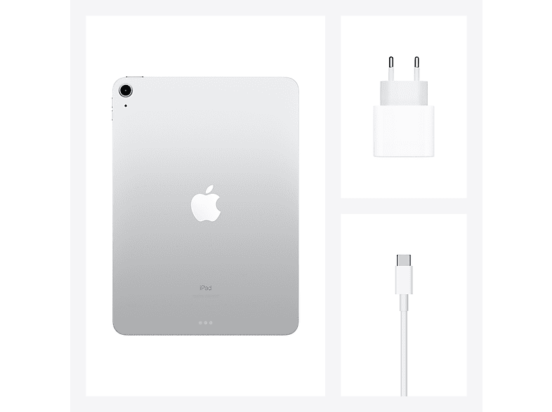 iPad本体 Apple iPad Air4 64GB_16 Silver Apple iPad Air 4. Nesil 10.9'' 64 GB Wi-Fi Tablet Gümüş Türkiye