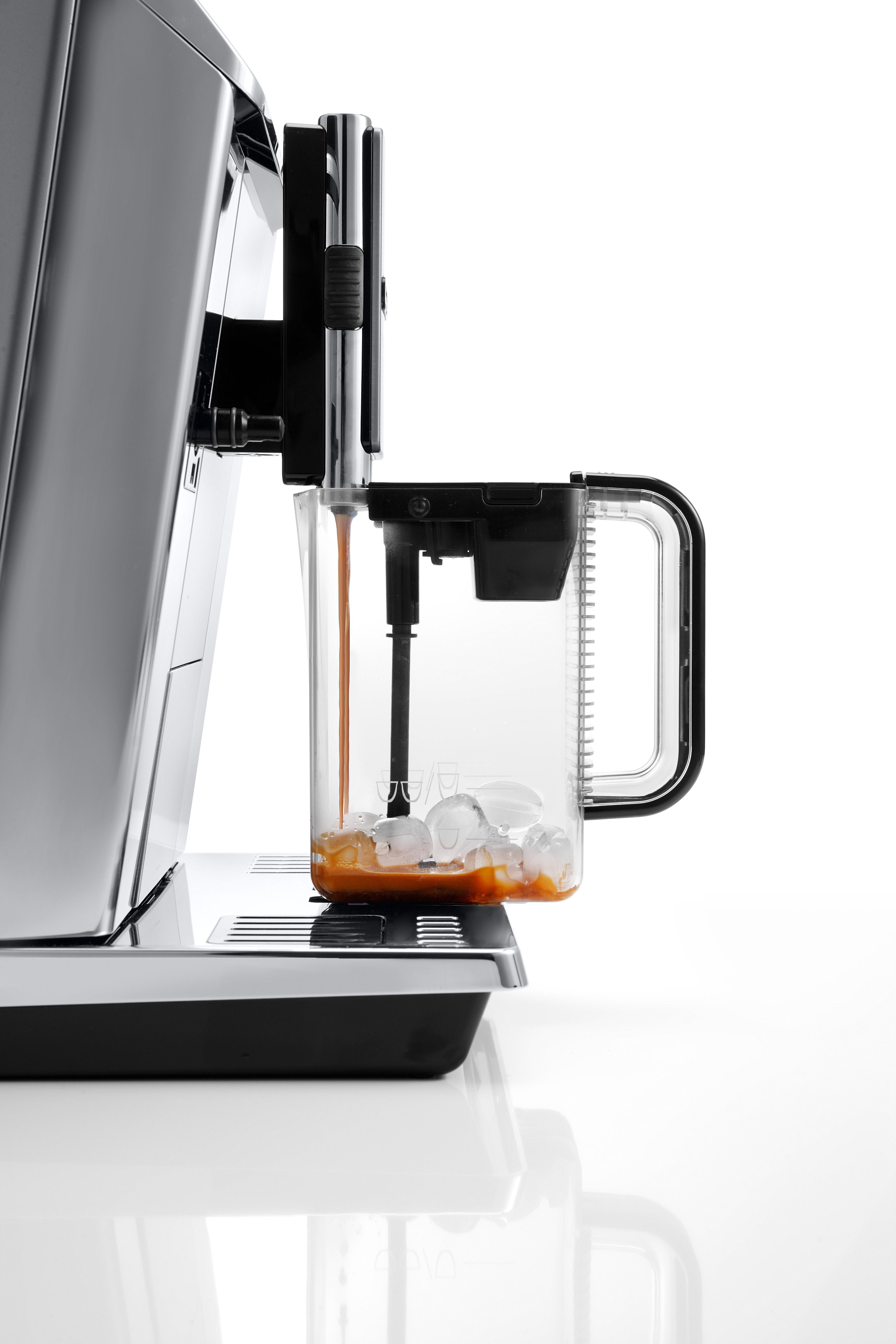 DELONGHI PrimaDonna Elite Experience ECAM656.85.MS - 13 Kaffeespezialitäten Kaffeevollautomat Silber/Schwarz