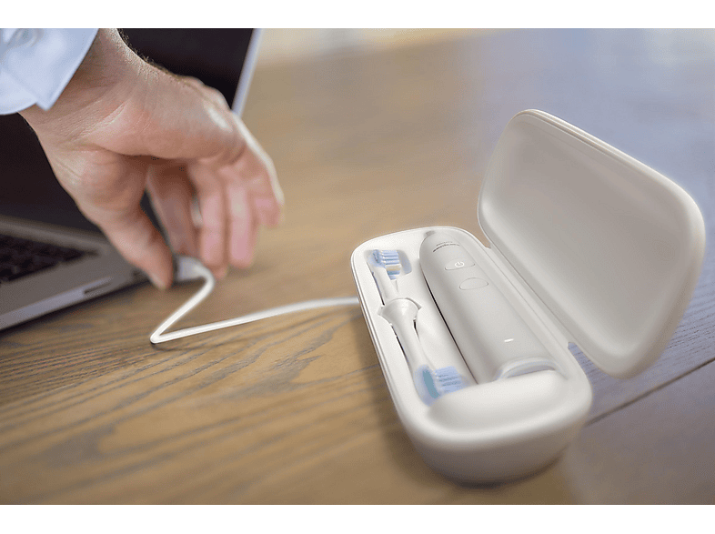 Philips HX9911/27 Sonicare DiamondClean9000 mit App Elektrische Schallzahnbürste Weiß — Foto 4 von 5