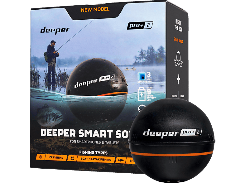 DEEPER Smart Sonar Pro  2 Angeln $[Angeln-Navigationsgerät]$ | MediaMarkt