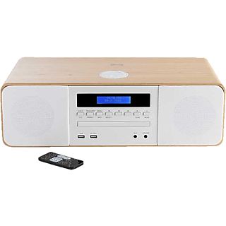 THOMSON MIC201IDABBT  - Sistema micro hi-fi (Bianco/legno)
