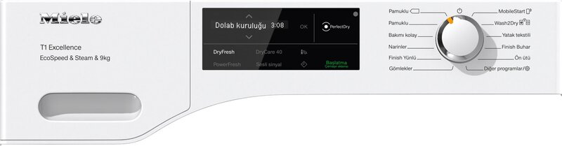 MIELE TEL785 WP 9 Kg Isı Pompalı Kurutma Makinesi
