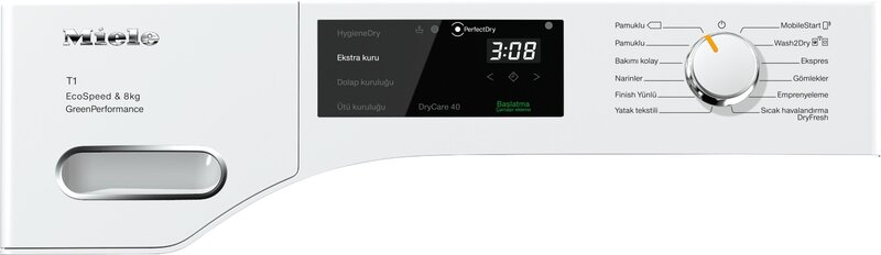 MIELE TWF760 WP 8 Kg Isı Pompalı Kurutma Makinesi