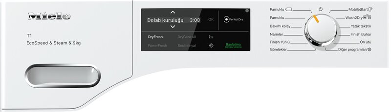 MIELE TWL780 WP 9 Kg Isı Pompalı Kurutma Makinesi