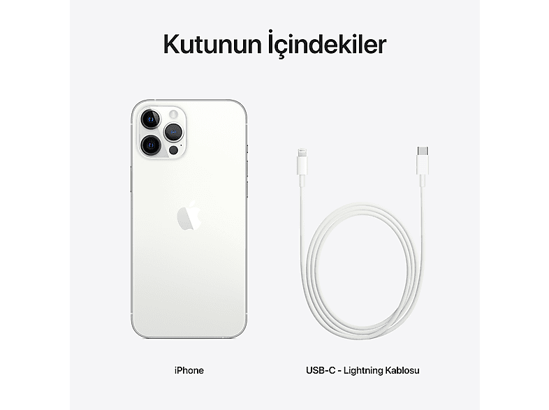 APPLE iPhone 12 Pro Max 128GB Akıllı Telefon Silver Fiyat