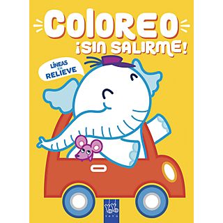 Coloreo ¡Sin Salirme! Elefante - Yoyo