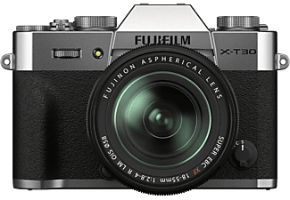FUJI FILM 16759706 X-T30 II/ Xf18-55Mm F2.8-4 R Szett Ezüst - Digitális Tükörnélküli Fényképezőgép Szett