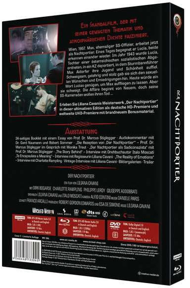 Der Nachtportier 4K Ultra HD Blu-ray + Blu-ray + DVD