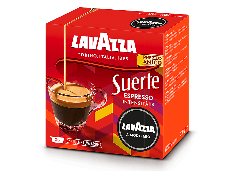 Lavazza Capsule Originali Lavazza Per Macchine Espresso A Modo Mio Suerte 36Caps, 0,12 Kg