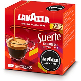 LAVAZZA Capsule originali Lavazza per Macchine Espresso Lavazza A Modo Mio SUERTE 36CAPS, 0,12 kg