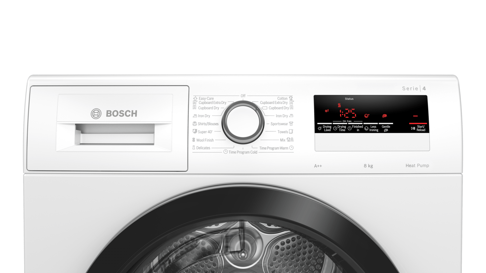 BOSCH WTH85204BY hőszivattyús szárítógép