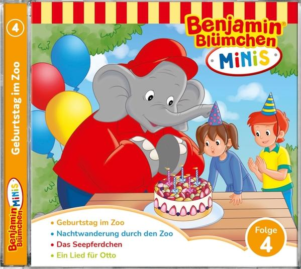 Benjamin Blümchen Minis - Benjamin Minis-Folge 4:Geburtstag im Zoo  - (CD)