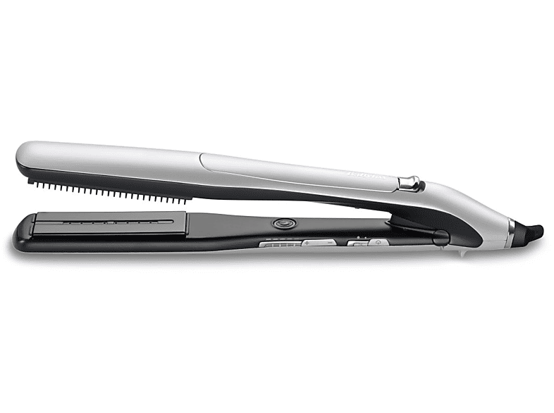 BABYLISS ST595E Steam Lustre Styler 39mm Buharlı Saç Şekillendirici Maşa Gümüş_1