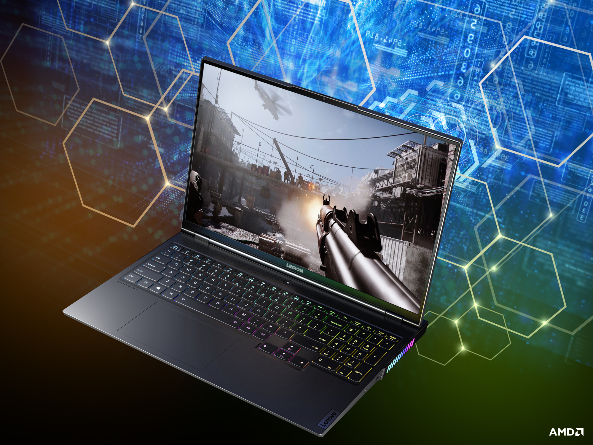 LENOVO Legion 7 - 16 Zoll - AMD Ryzen™ 9 5900HX  - 32 GB - 1 TB - NVIDIA GeForce RTX™ 3080 - Windows 10 Home (64 Bit)