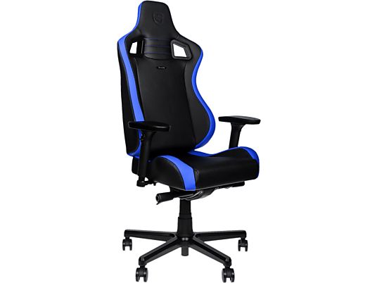 NOBLECHAIRS EPIC Compact - Gaming-Stuhl (Schwarz/Carbon/Blau)