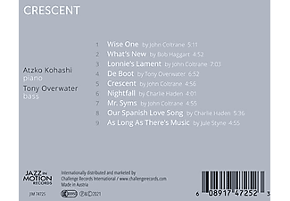 Overwater, Tony / Kohashi, Atzko - Crescent  - (CD)