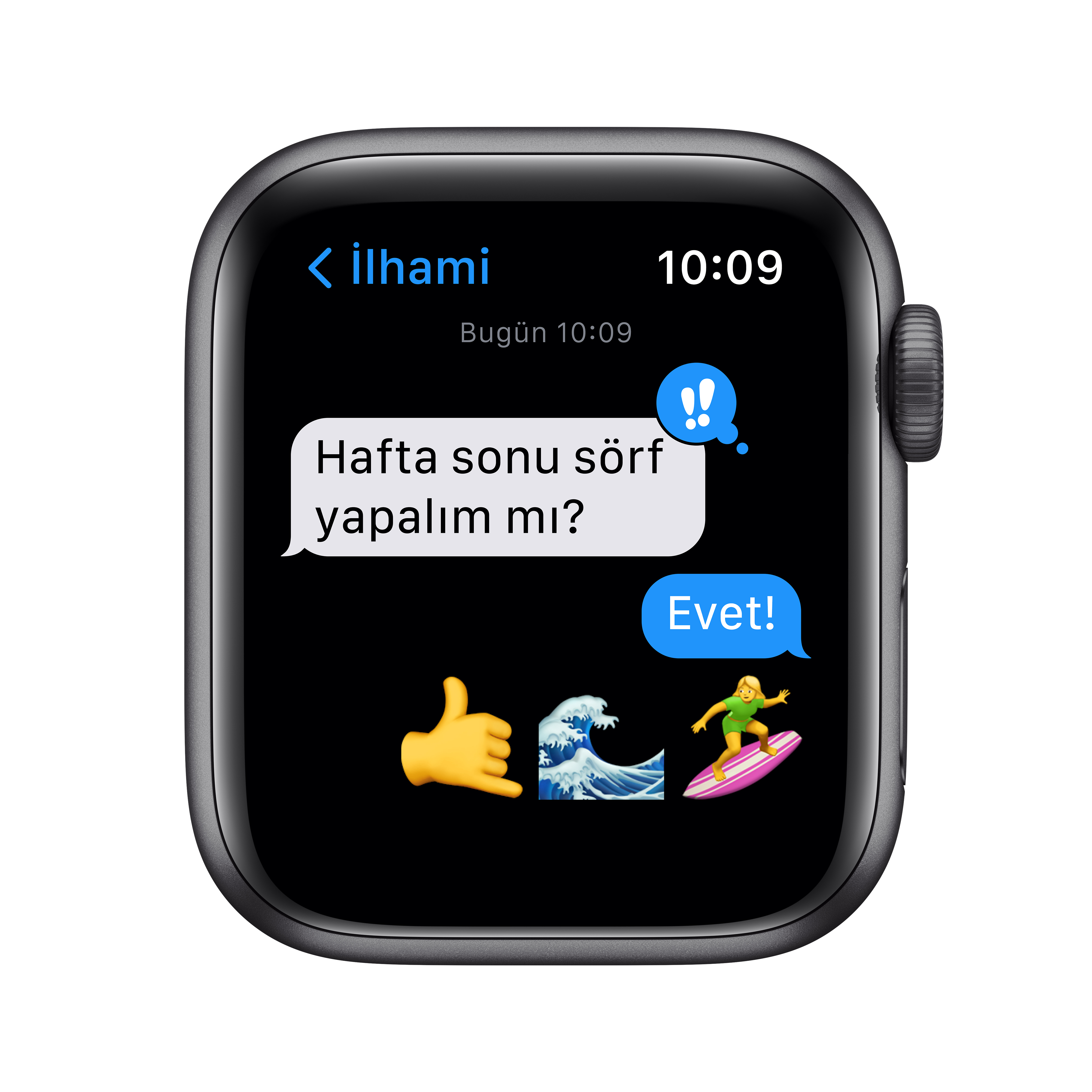 APPLE Watch Series SE 1.Nesil GPS 44mm Uzay Grisi Alüminyum Kasa ve Spor Kordon