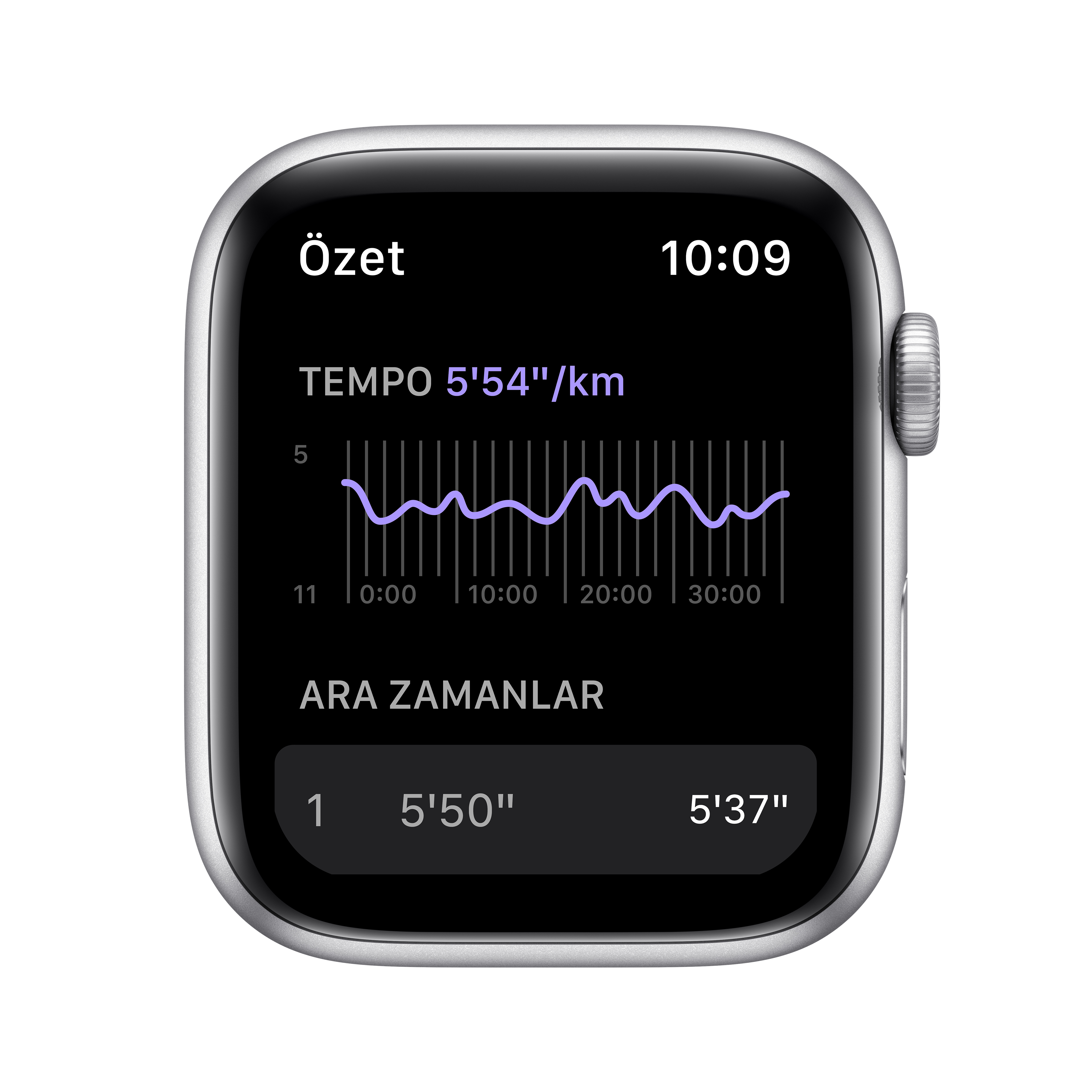 APPLE Watch Nike SE GPS, 44mm Gümüş Rengi Alüminyum Kasa ve Saf
