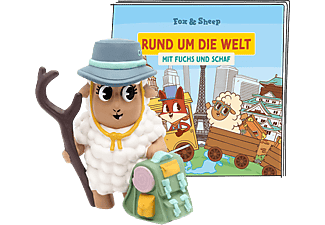TONIES Rund um die Welt mit Fuchs und Schaf: Osaka & Serengeti - Hörfigur /D (Mehrfarbig)