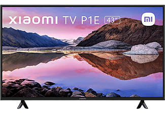 TV LED 43" - Xiaomi TV P1E 43, UHD 4K, Quad A55 1.5 GHz, Smart TV, 20 W, Dolby Audio™, DTS-HD®, Negro