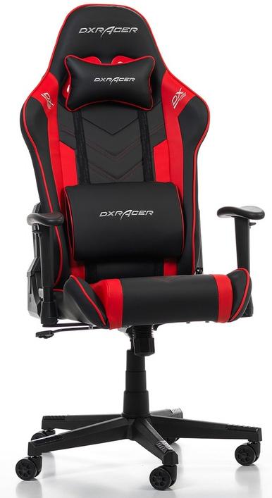 DX RACER Gamingstoel Prince Zwart / Rood (GC-P132-NR-FX1)