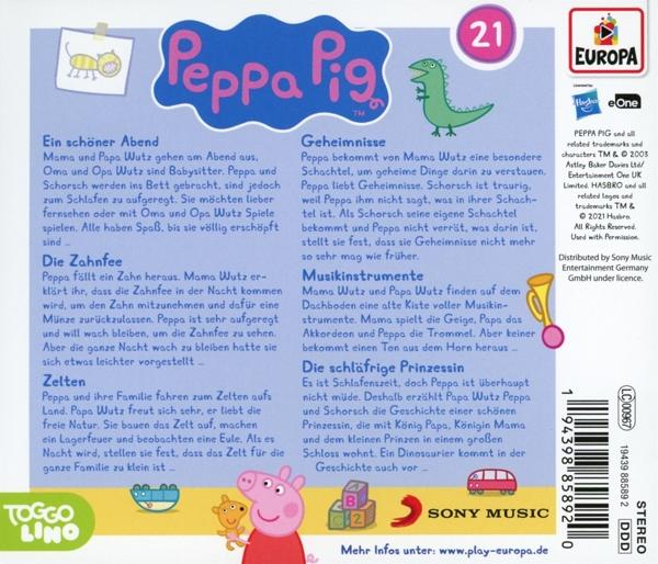 Peppa Pig Hörspiele - Folge 21: Ein schöner Abend  - (CD)