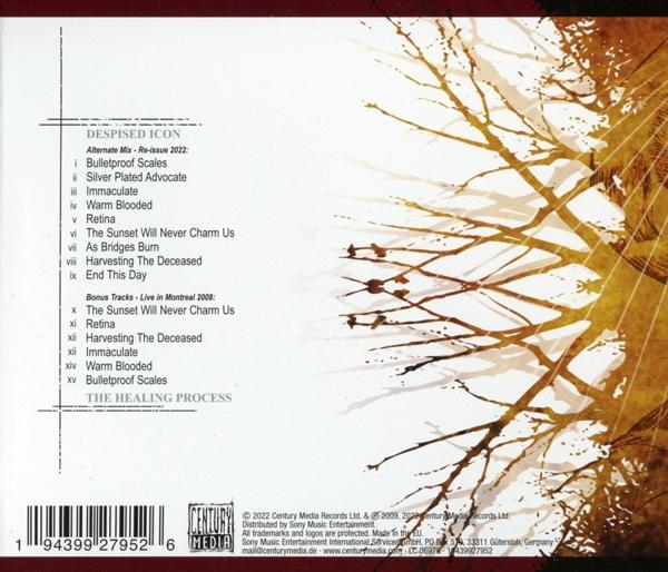 Das Cover einer Musik-CD von Despised Icon mit Titelliste und Artwork, das einen Baum zeigt.