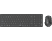 RAPOO 9700M - Clavier + souris (Gris foncé)