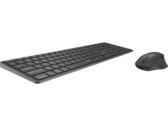 RAPOO 9800M - Tastatur + Maus (Dark-Grey)
