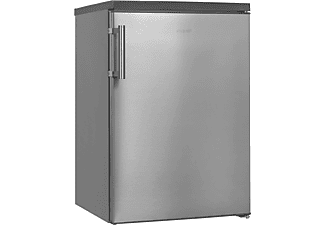 EXQUISIT KS16-V-H-010D Kühlschrank (D, 850 mm hoch, Inoxlook)