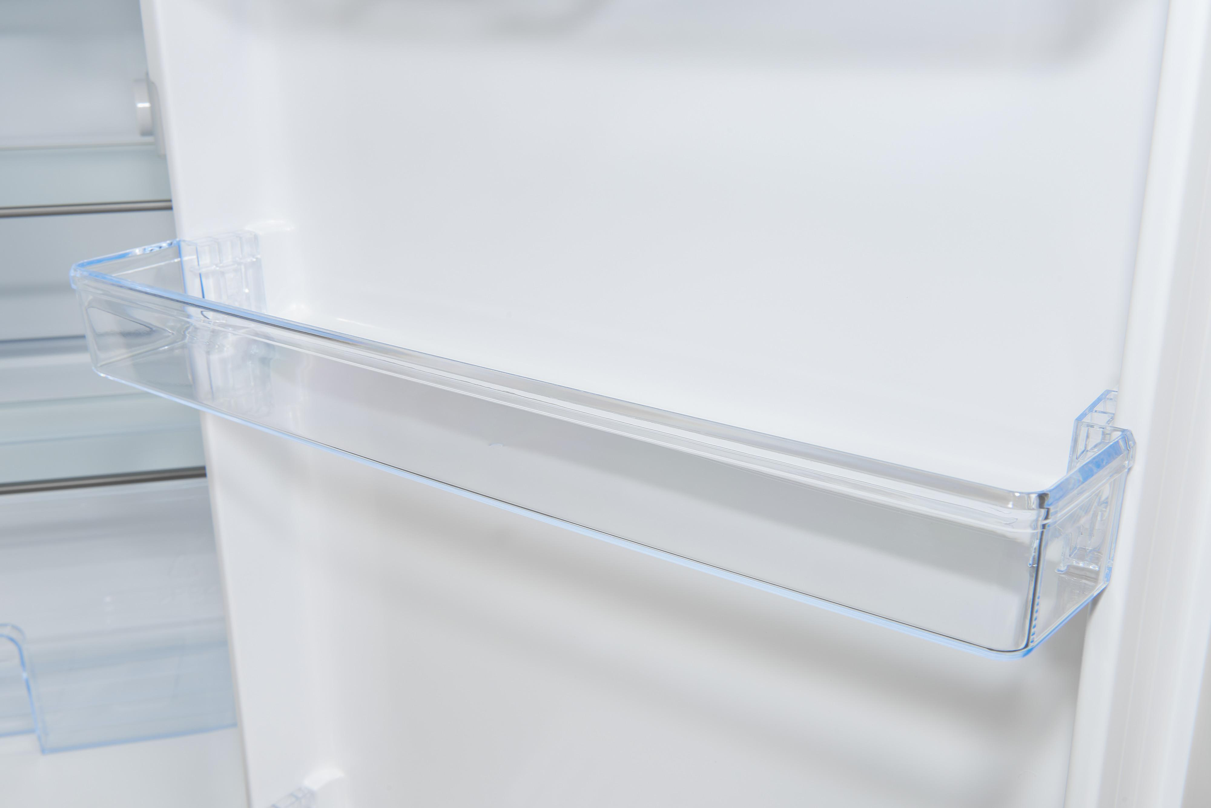 EXQUISIT KS16-V-H-010D Kühlschrank (133 l, D, 850 mm hoch, Inoxlook)